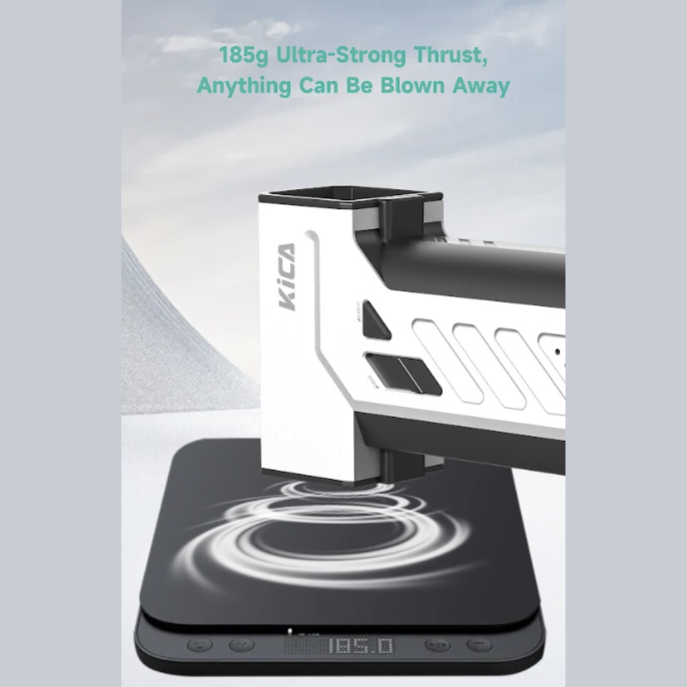 Kica Jetfan Ultra Blowing and Suction 48m/s Powerful Airflow with 185g High Thrust