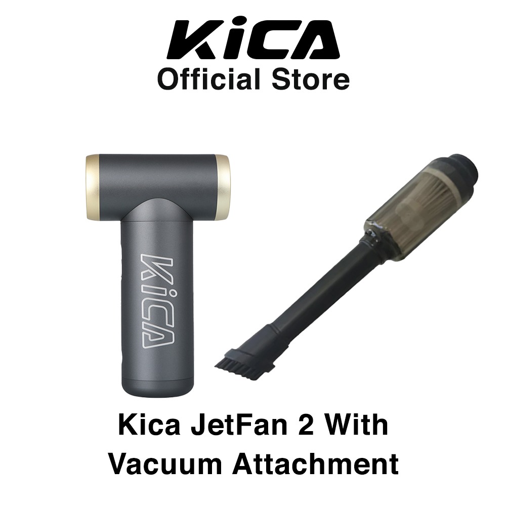 Kica JetFan 2 Turbo & Vacuum Portable Super Strong Wind