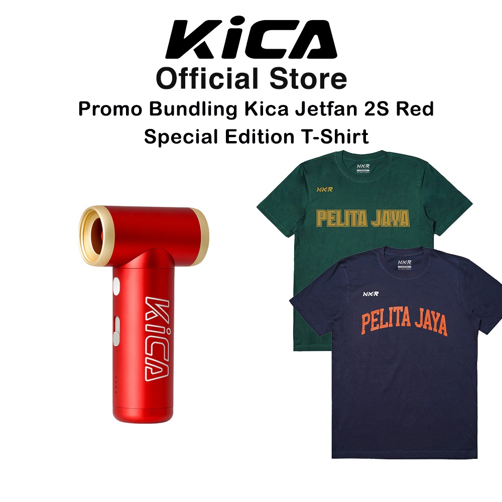 Promo Bundling Kica Jetfan 2S Red Special Edition T-Shirt