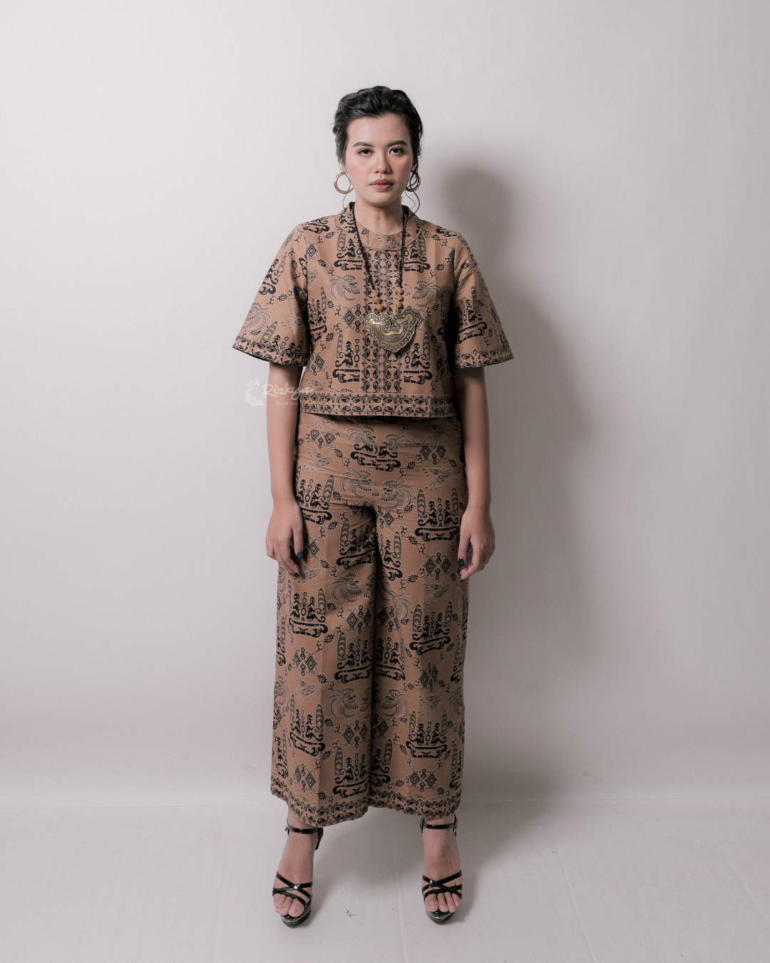 SETELAN ADAMA BATIK CAP