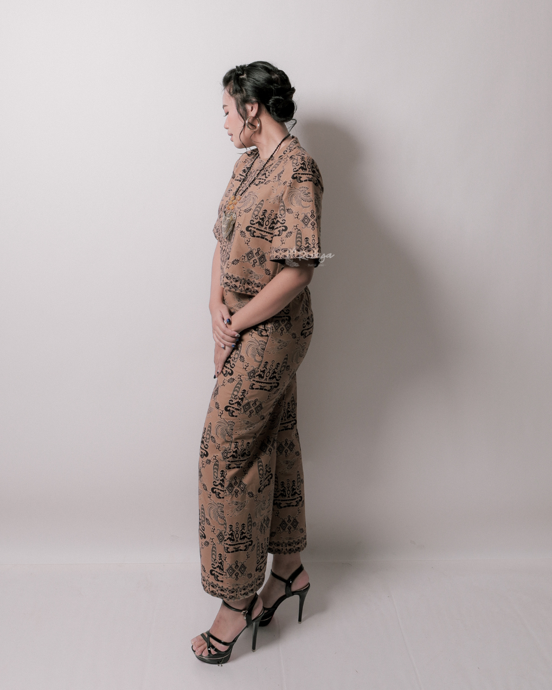 SETELAN ADAMA BATIK CAP
