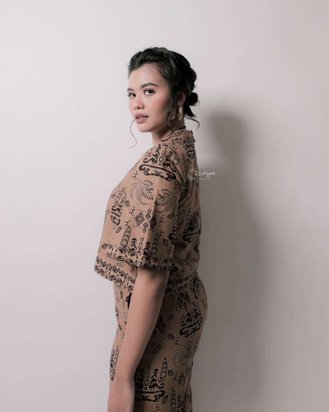 SETELAN ADAMA BATIK CAP