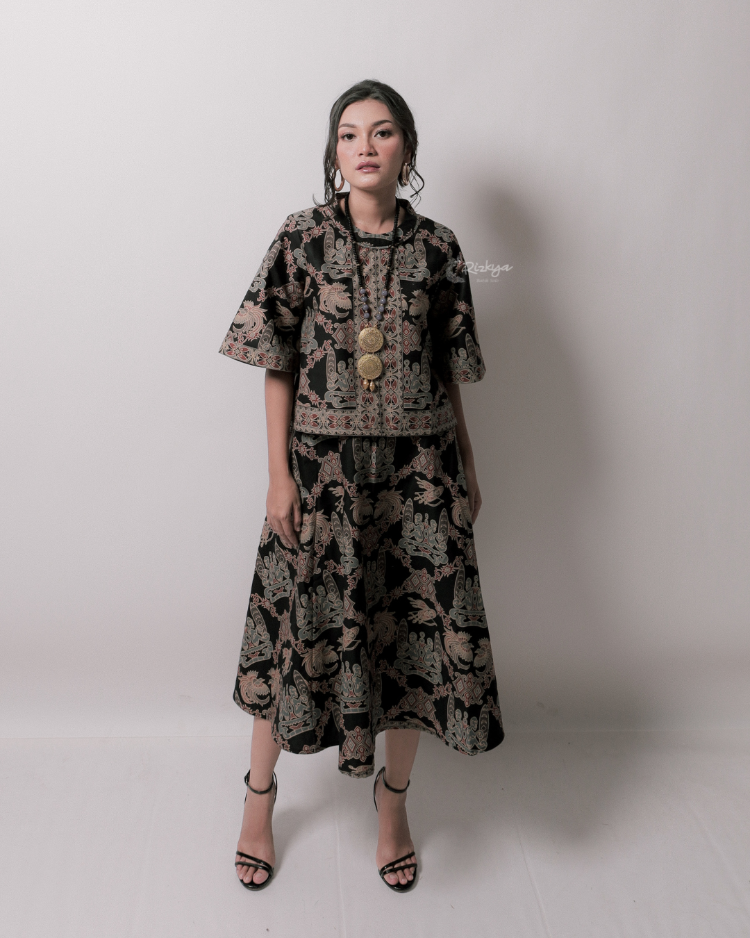 SETELAN ADAMA BATIK CAP