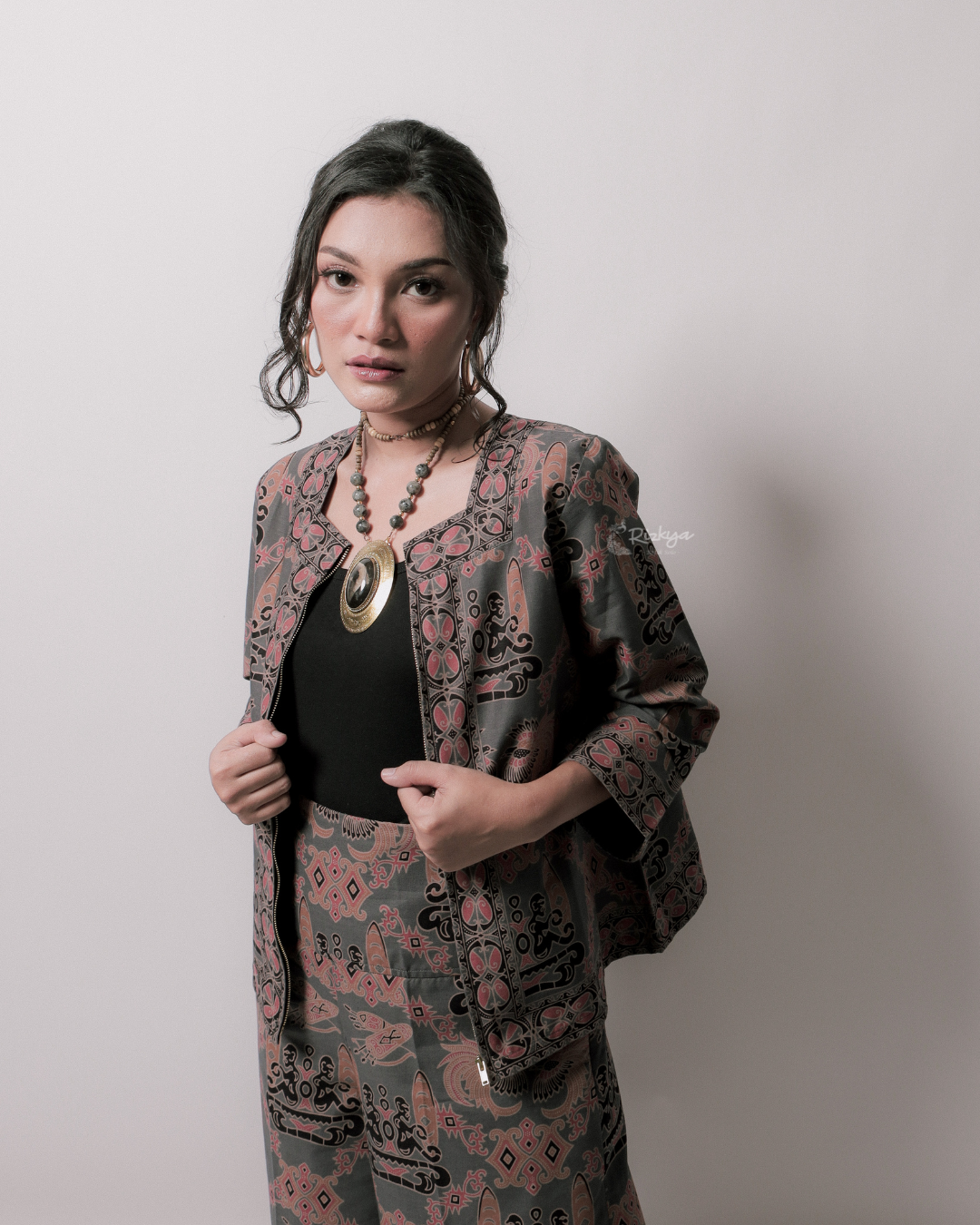 SETELAN ANDIN BATIK CAP