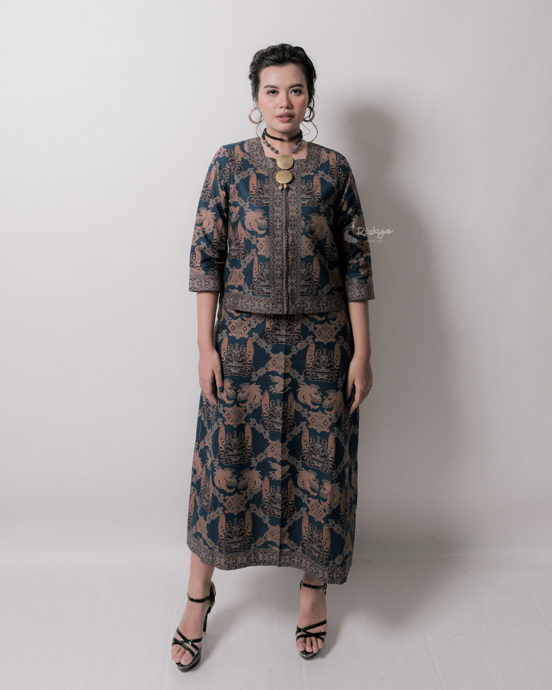 SETELAN ANDIN BATIK CAP