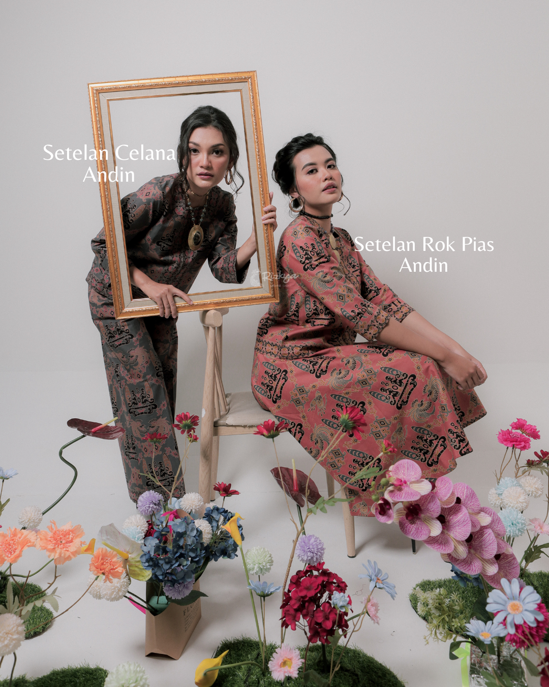 SETELAN ANDIN BATIK CAP