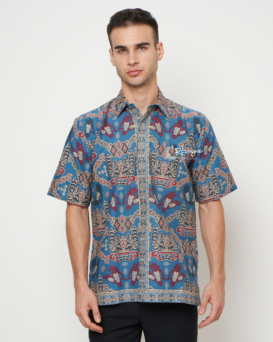 Rizkya Batik Hem Batik MD Lengan Pendek