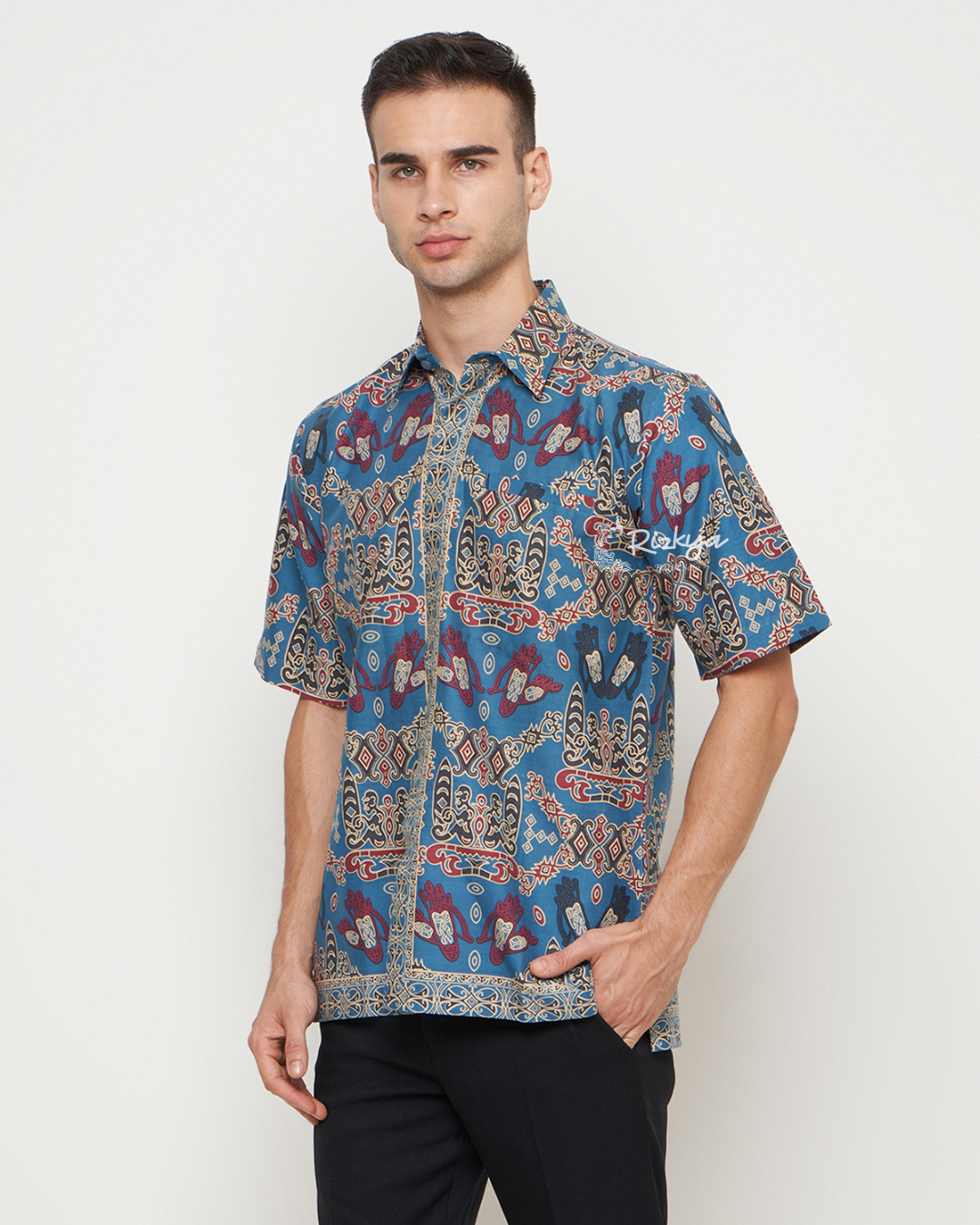 Rizkya Batik Hem Batik MD Lengan Pendek