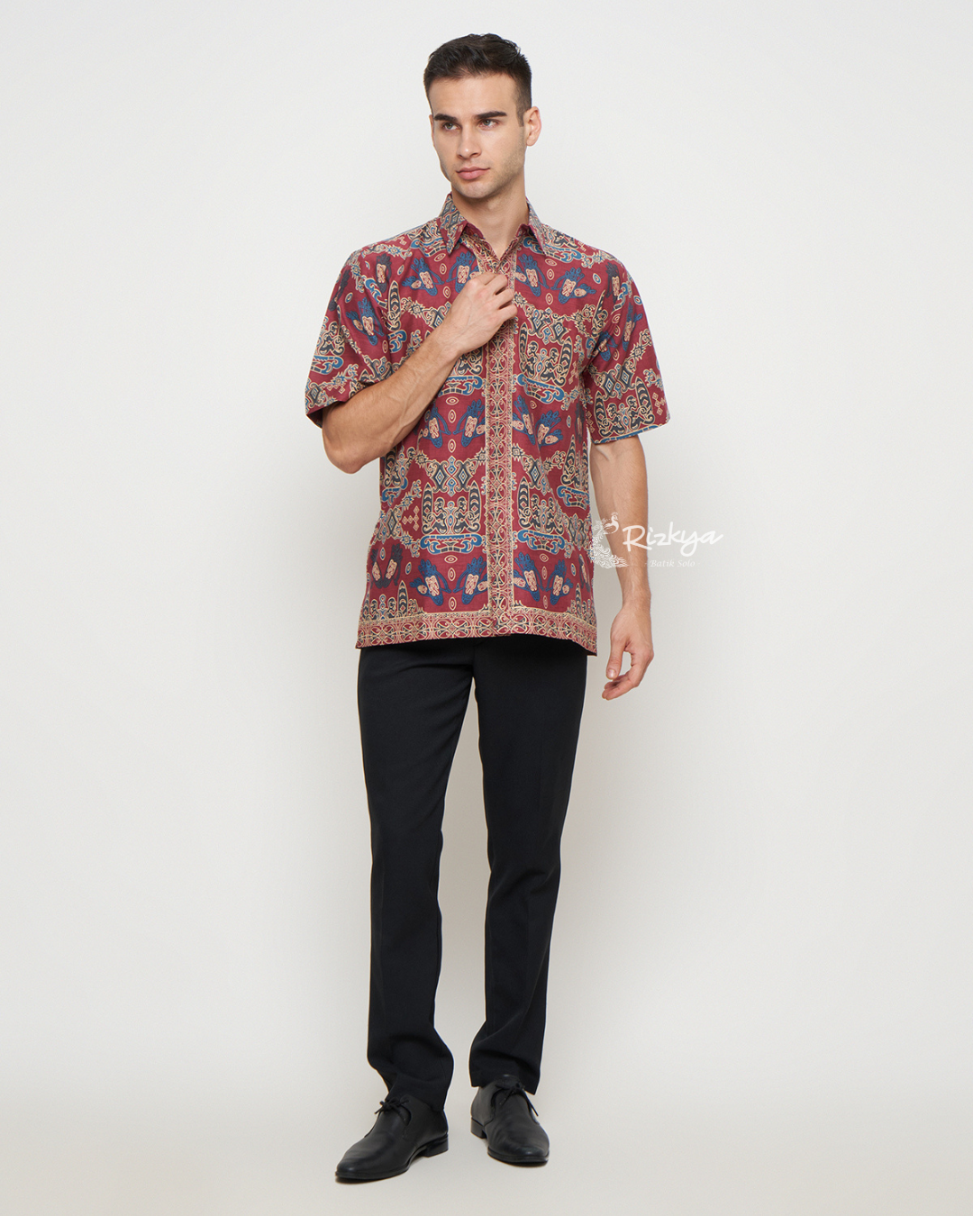 Rizkya Batik Hem MD Lengan Pendek