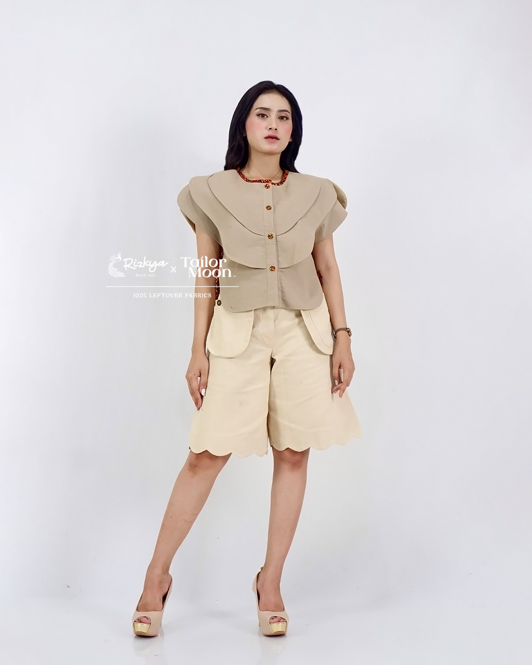 SUNSET WAVES TARANGA VEST OUTER BATIK