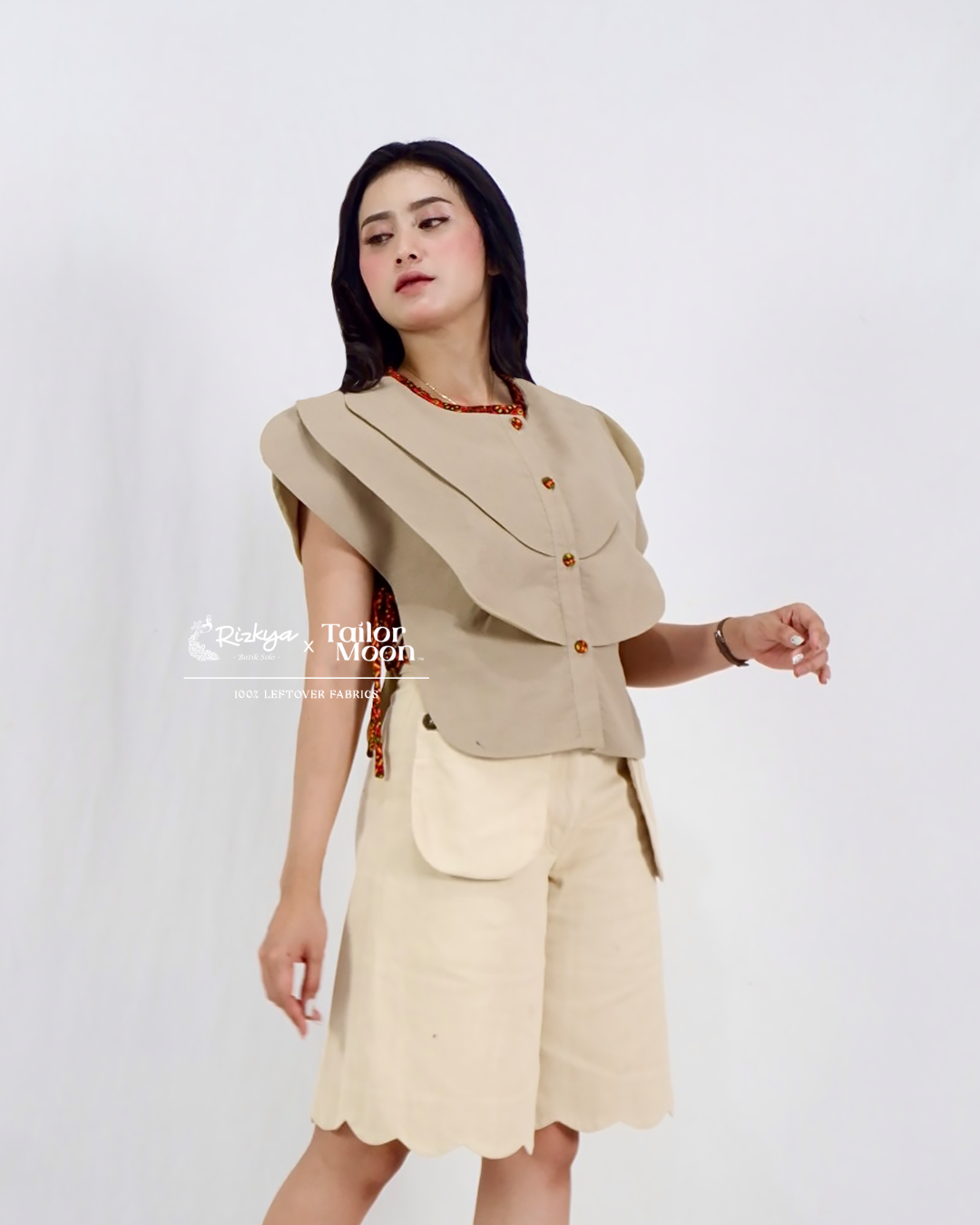 SUNSET WAVES TARANGA VEST OUTER BATIK