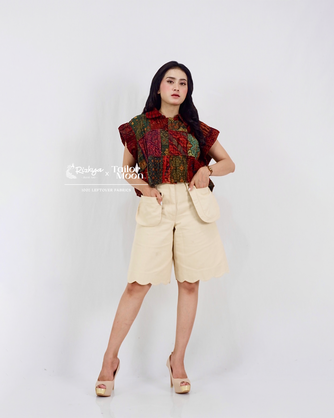 SUNSET WAVES ASTAMAYA BLOUSE BATIK