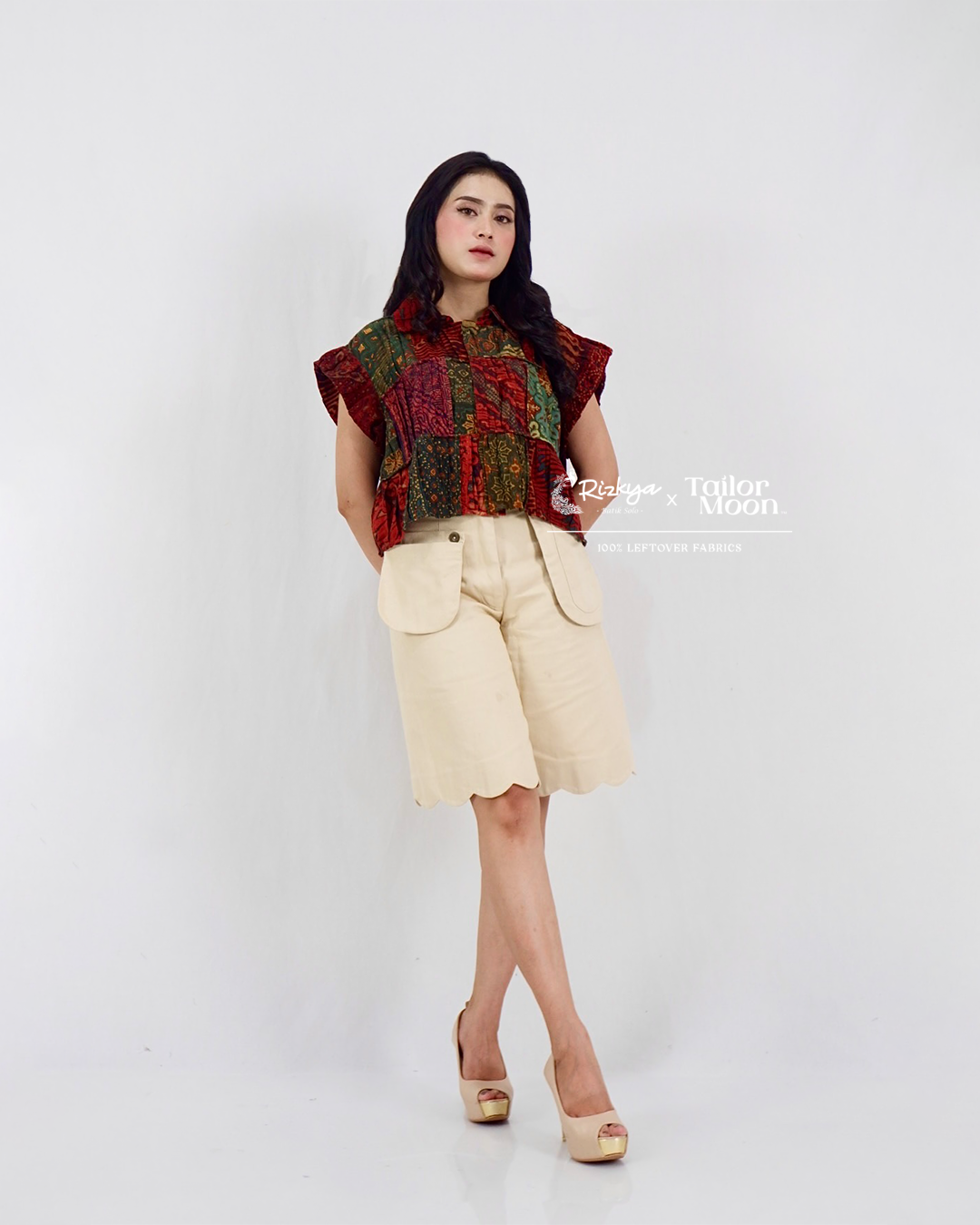SUNSET WAVES ASTAMAYA BLOUSE BATIK