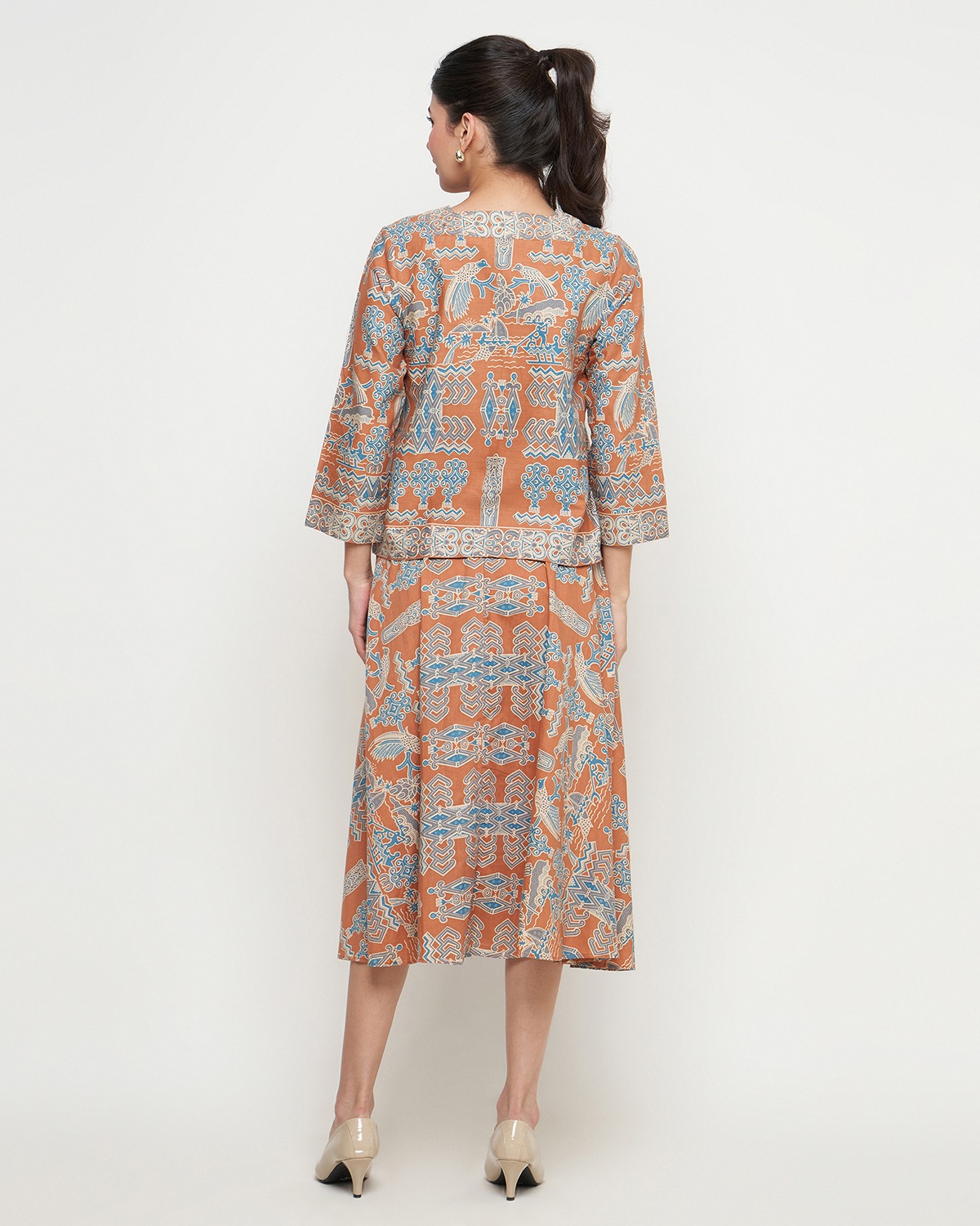 Rizkya Batik Set Andin Rok Pias Atasan Blouse MD