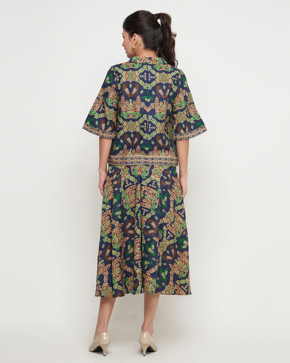 Rizkya Batik Set Adama Rok Pias Atasan Blouse MD