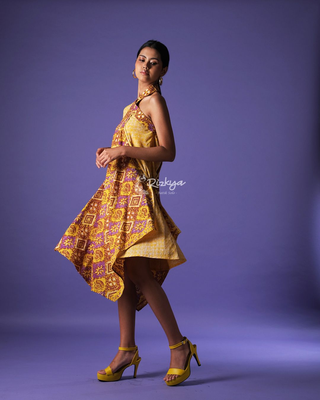 Dewangga Dress Batik Sekar Wungu