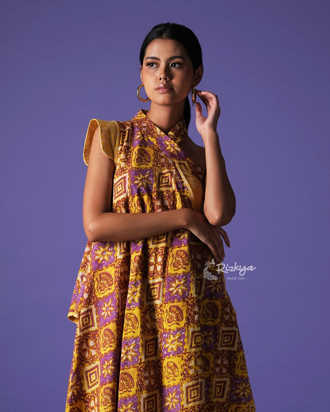 Dewangga Dress Batik Sekar Wungu