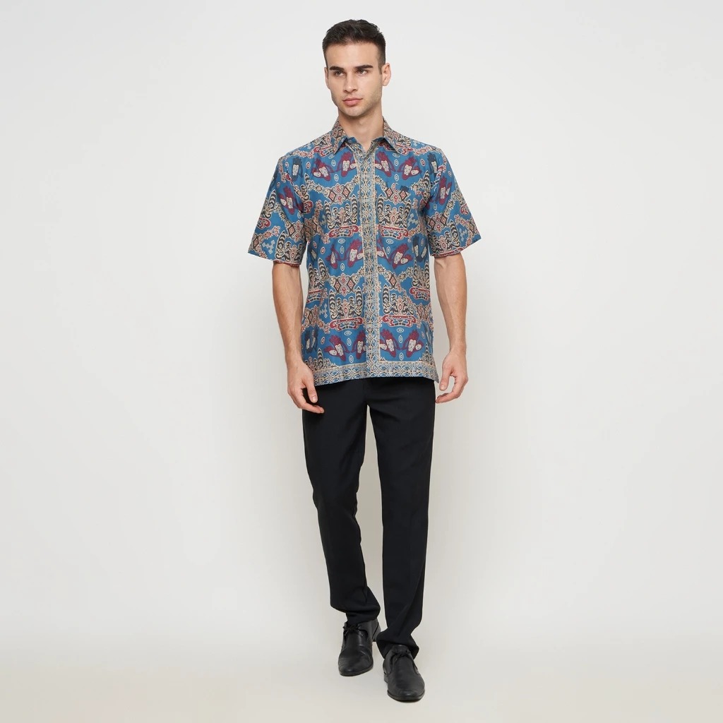 Rizkya Batik Hem Batik MD Lengan Pendek