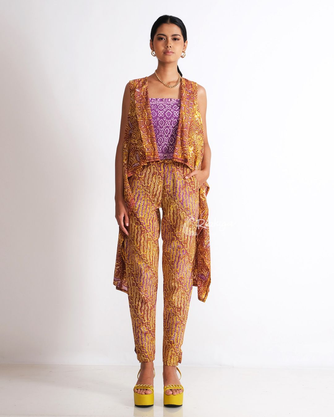 Nilakandi Batik Skinny Pants Sekar Wungu