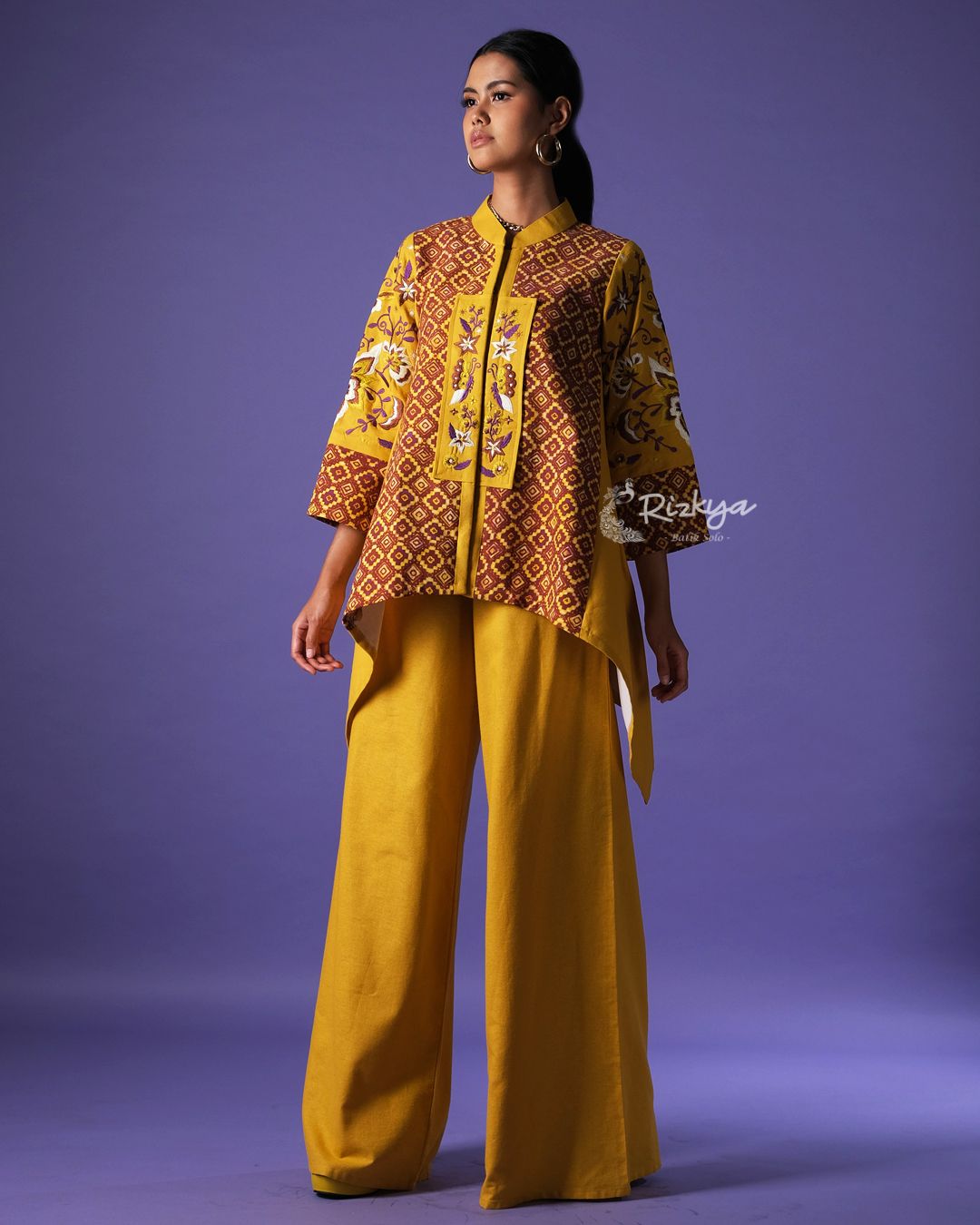 Nilakandi Jingga Pants Sekar Wungu