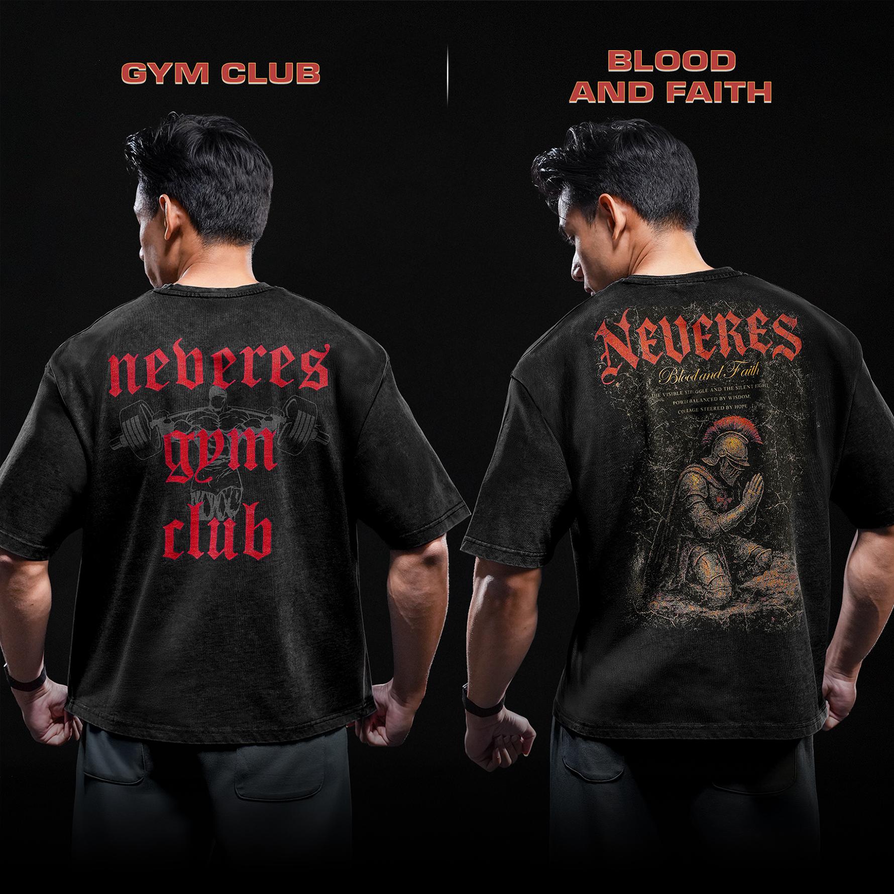 NEVERES Dark Era Oversized T-Shirt – Back Graphic