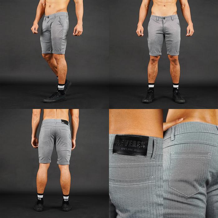 NEVERES Short Stretch Tech Chino
