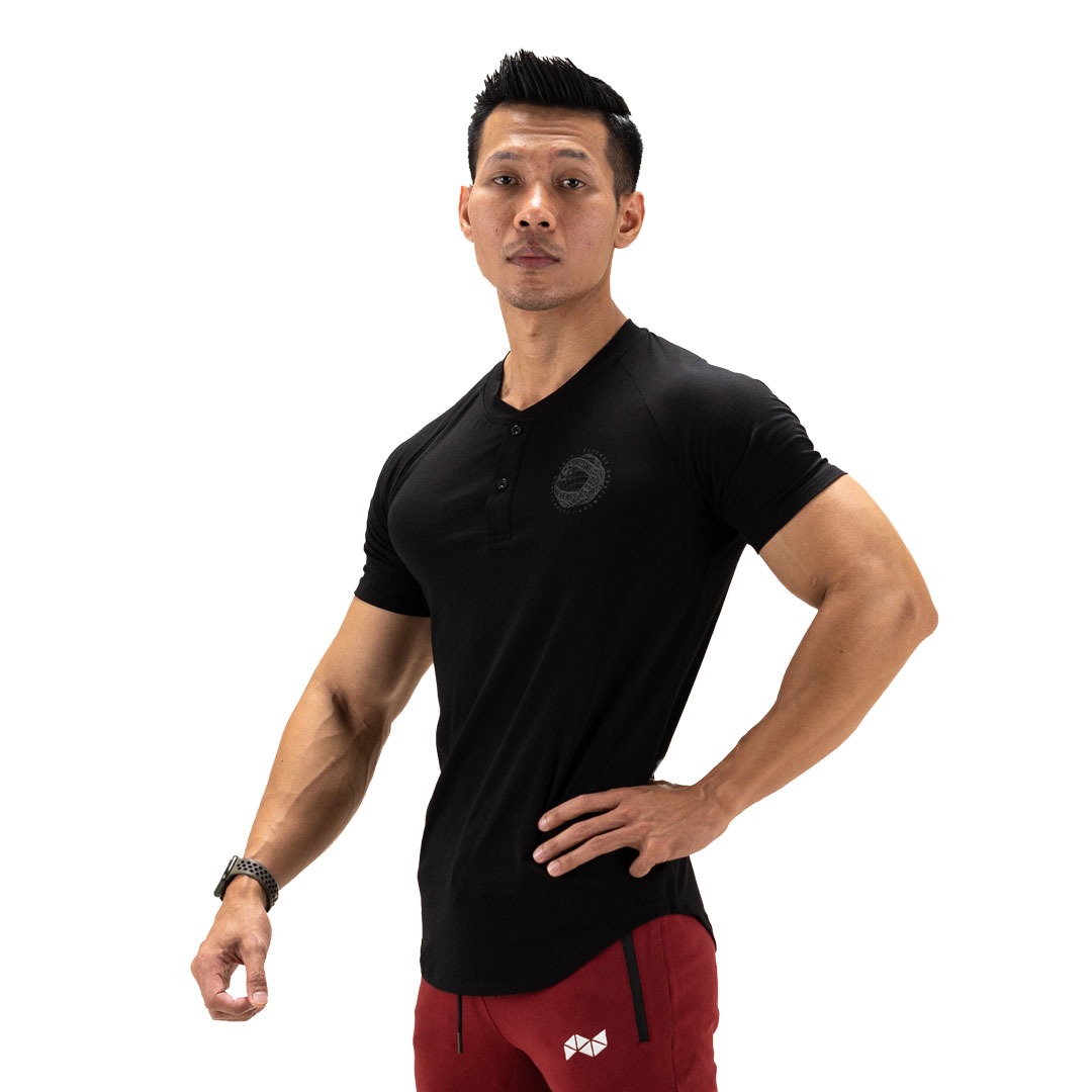 NEVERES Henley Pro T-Shirt