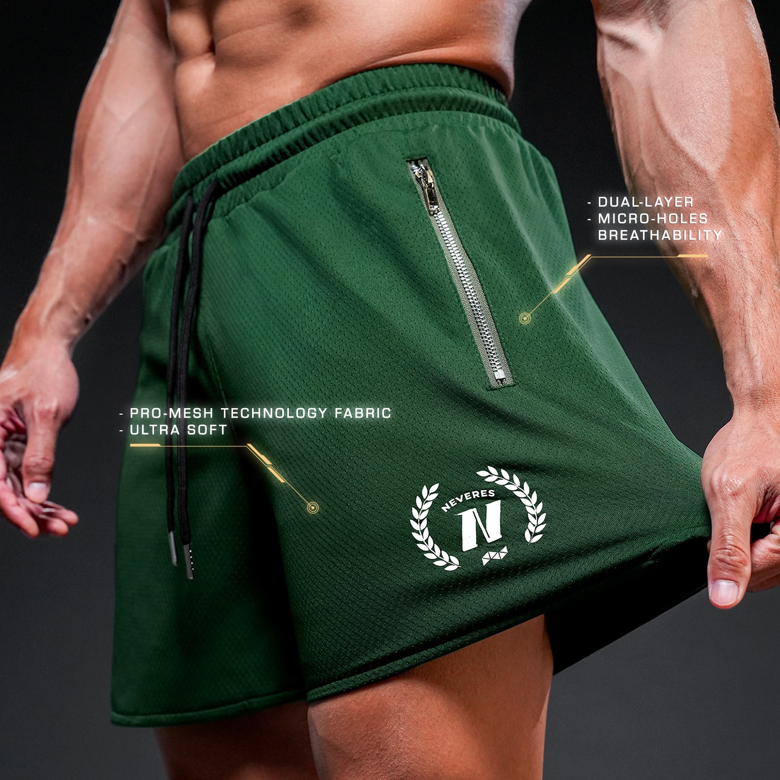 NEVERES Origin Pro-Mesh Shorts