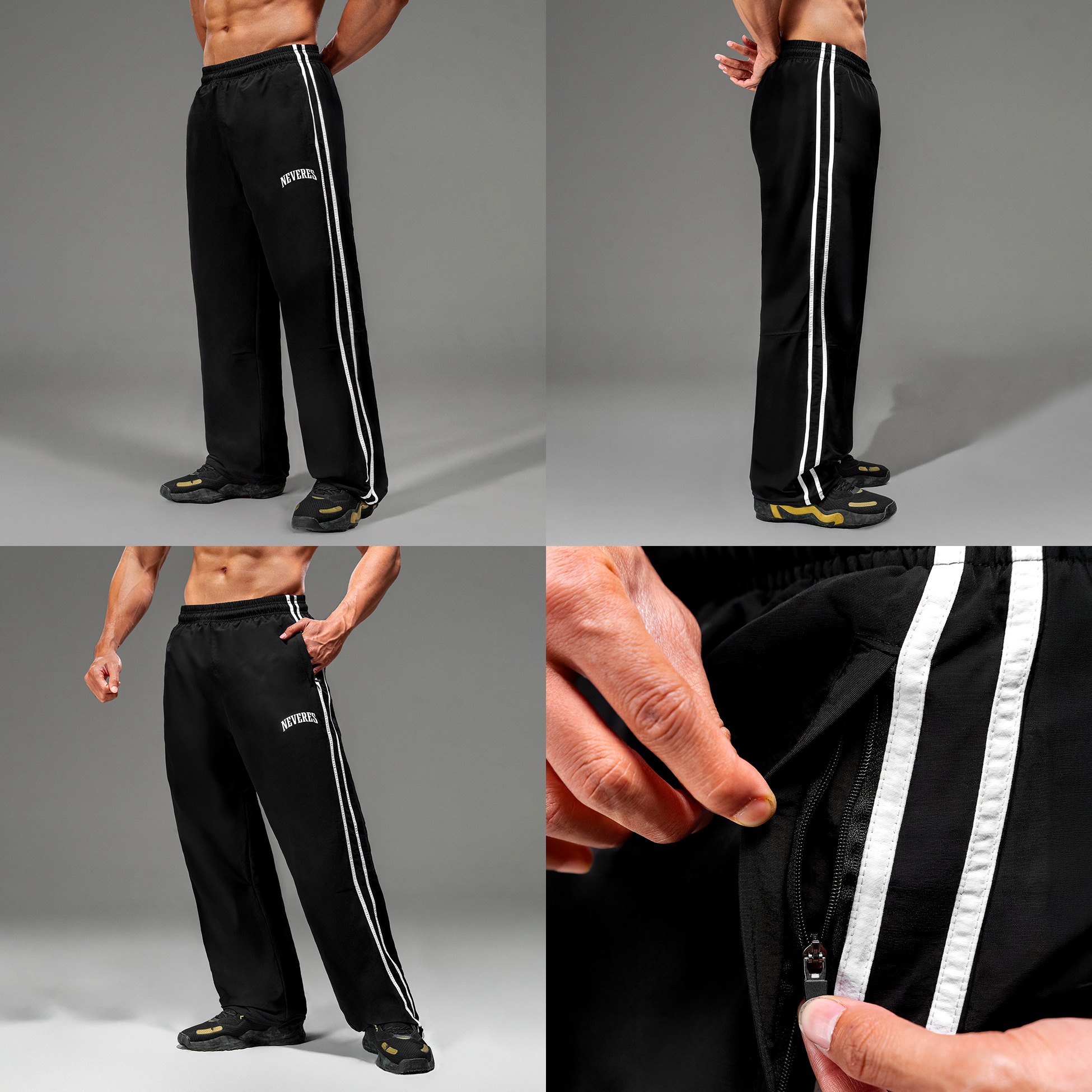 NEVERES Retro Track Pants