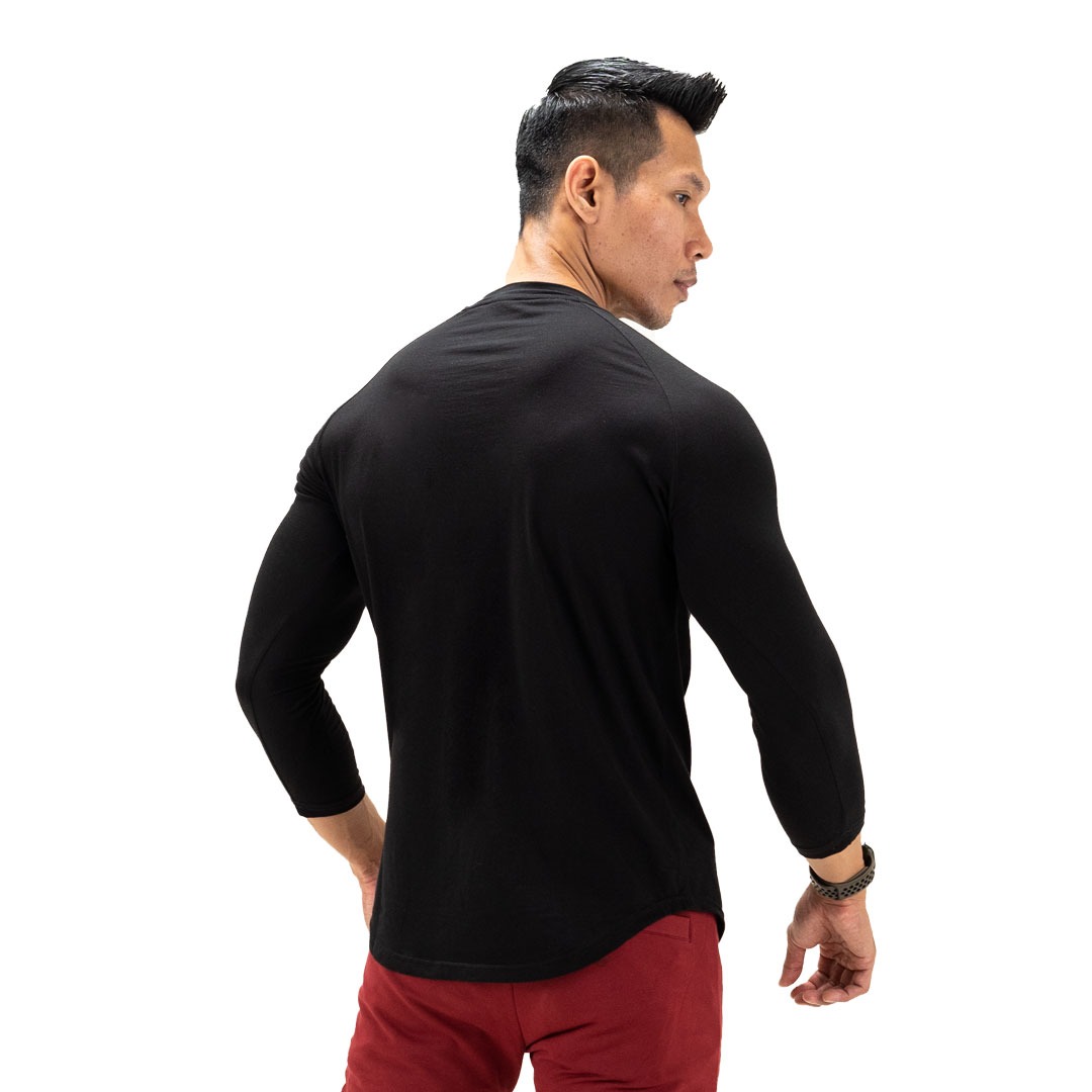 NEVERES Henley Pro 3/4 Sleeve T-Shirt