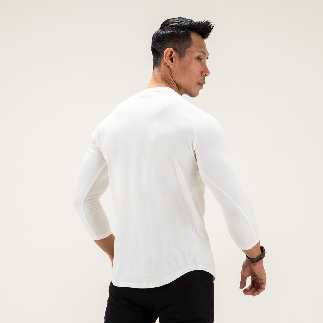 NEVERES Henley Pro 3/4 Sleeve T-Shirt