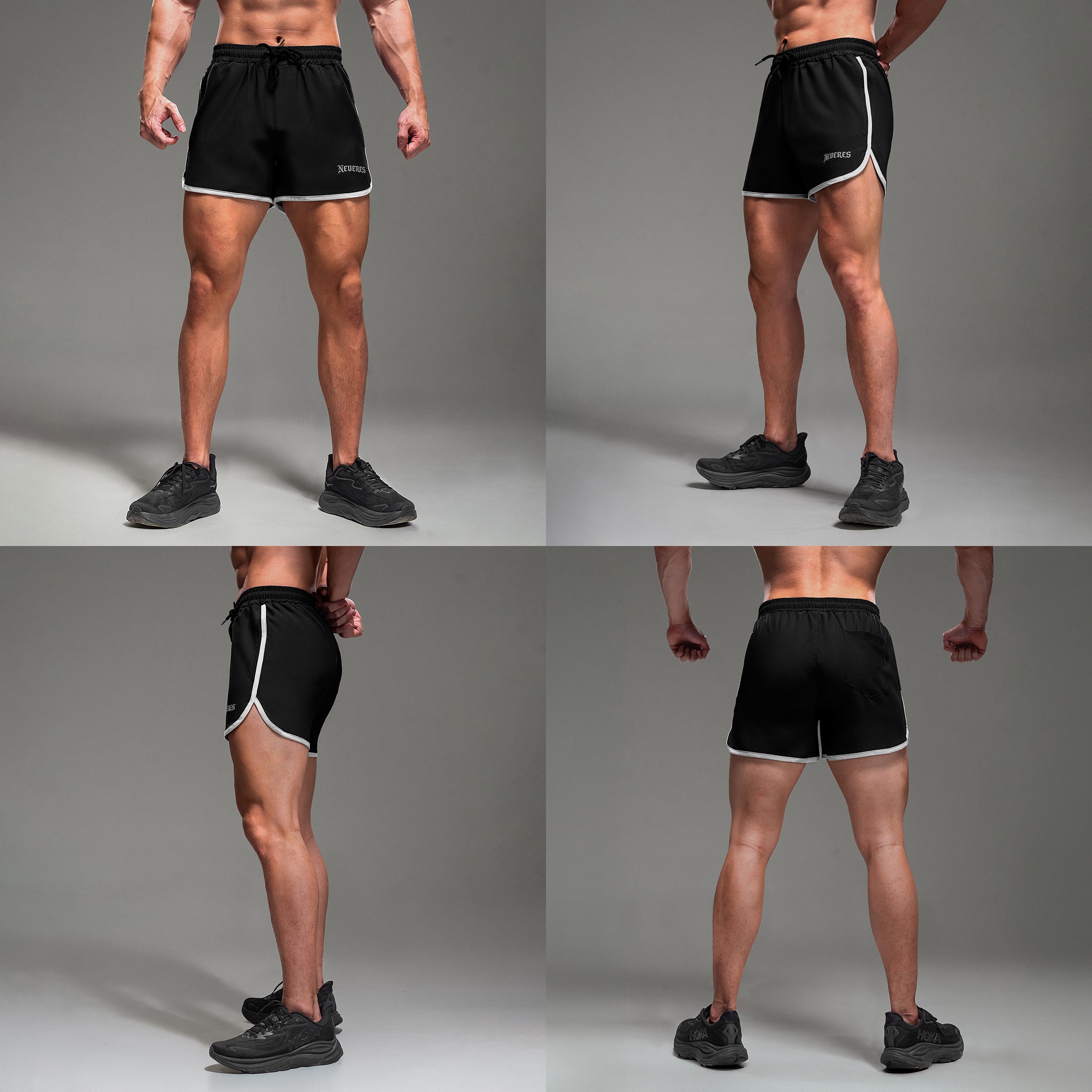 NEVERES Retro Vibe Leg Day Shorts