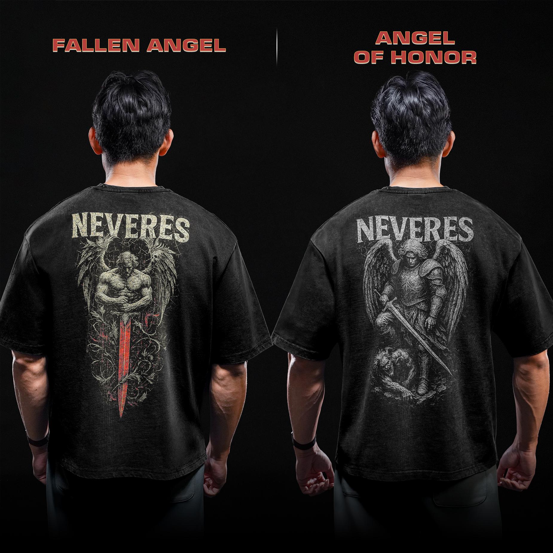 NEVERES Dark Era Oversized T-Shirt – Back Graphic
