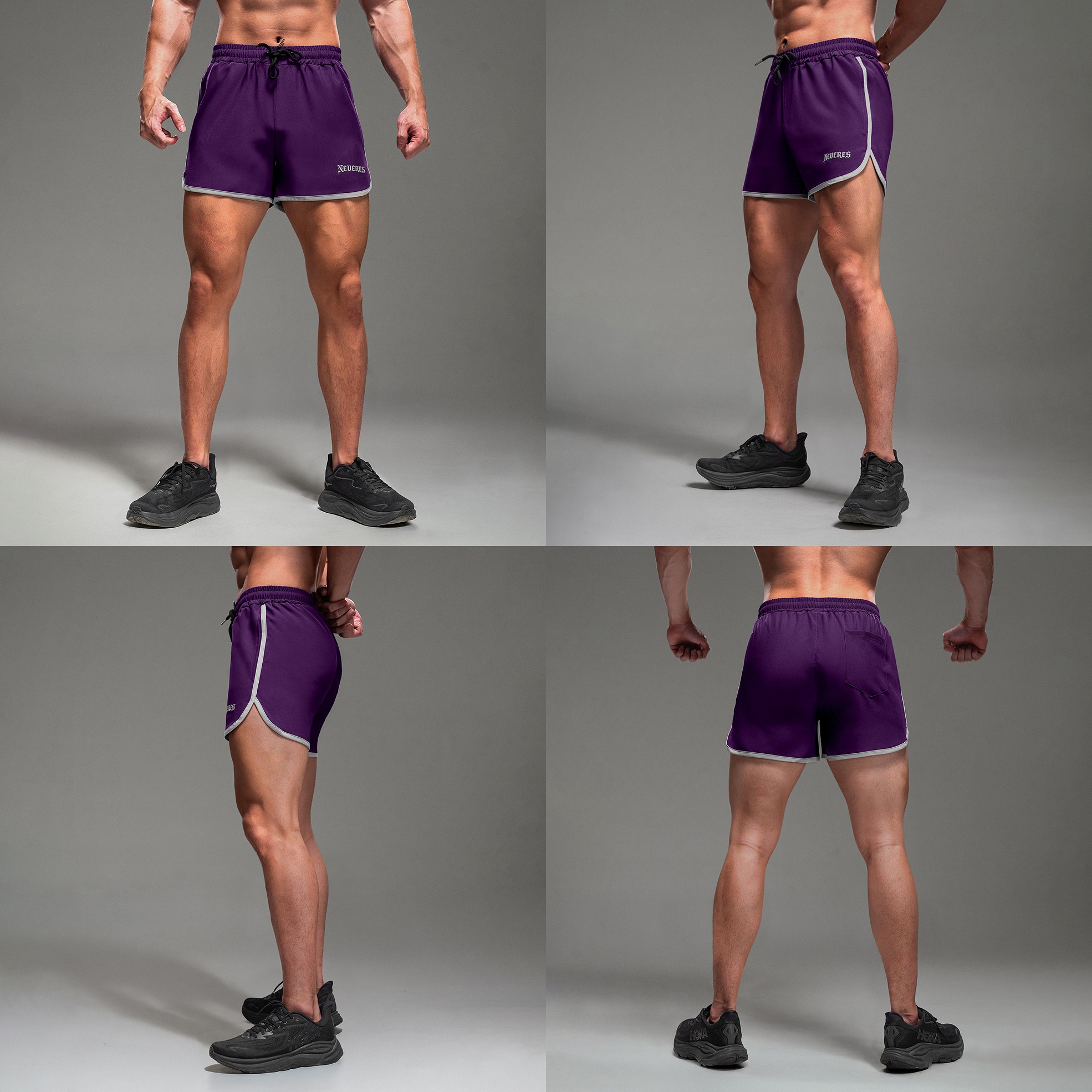 NEVERES Retro Vibe Leg Day Shorts