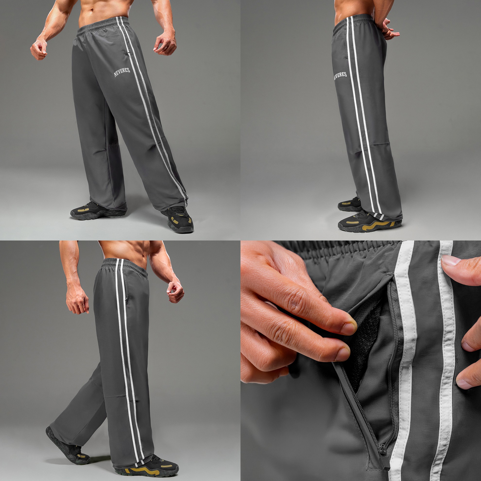 NEVERES Retro Track Pants