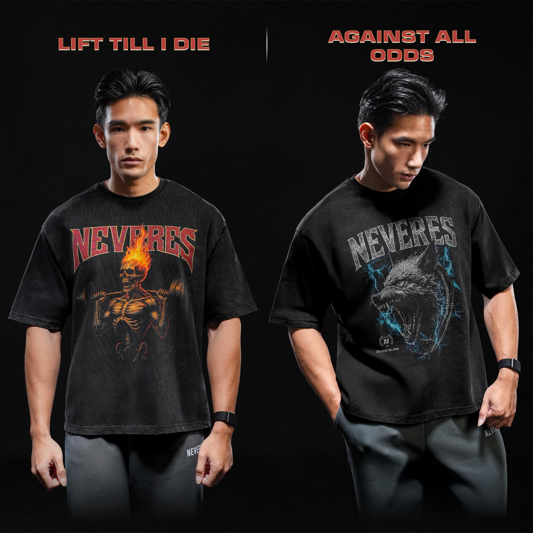 NEVERES Dark Era Oversized T-Shirt – Front Graphic