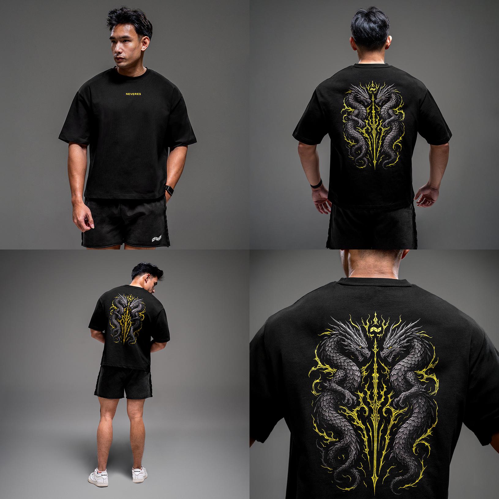 NEVERES Shogun Twin-Dragon Oversized