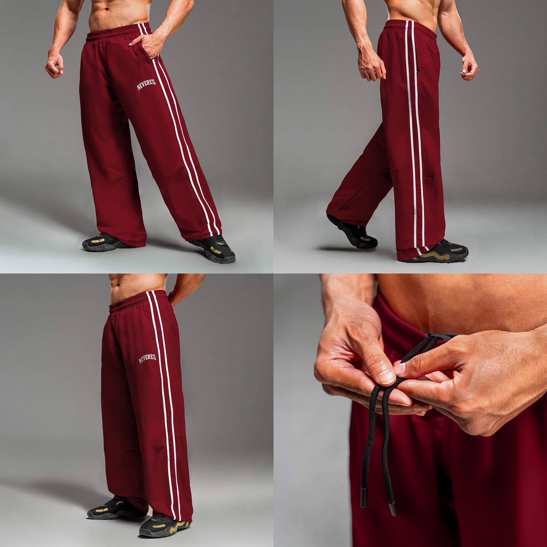 NEVERES Retro Track Pants