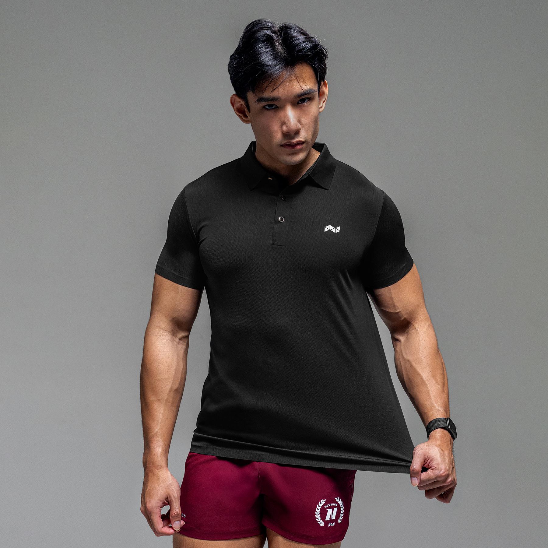NEVERES Next Level Polo Shirt - Carbon-Weave Tech