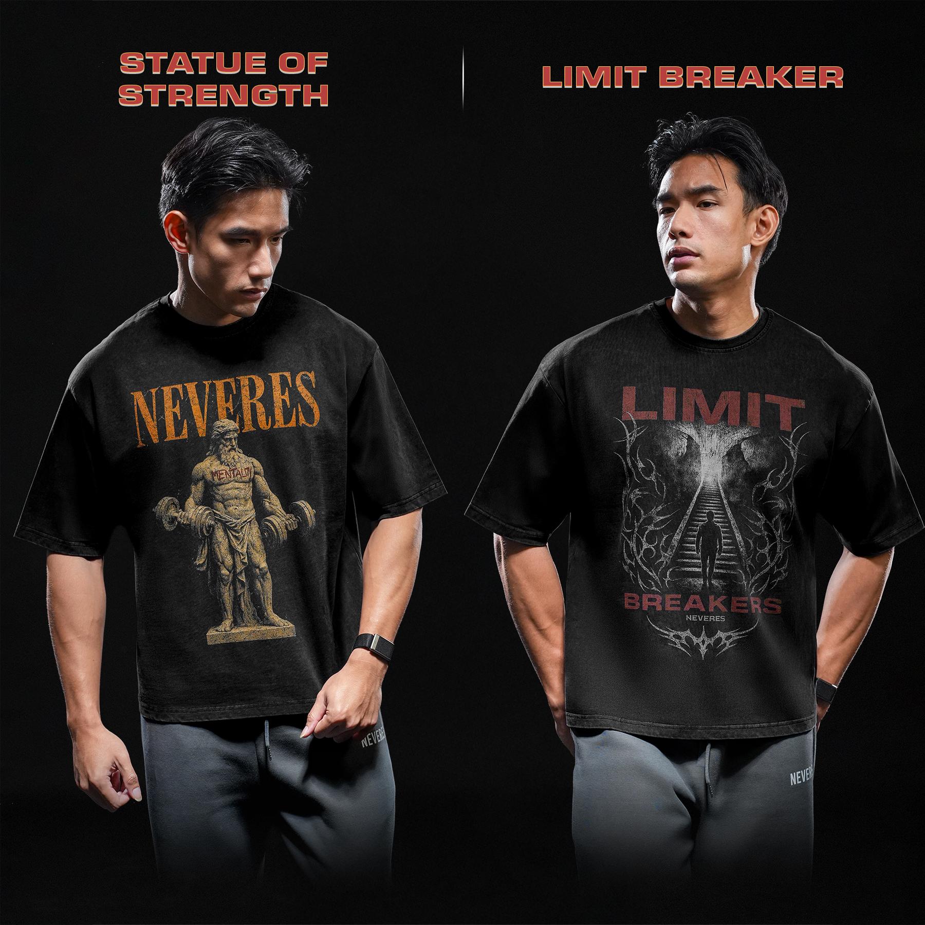 NEVERES Dark Era Oversized T-Shirt – Front Graphic