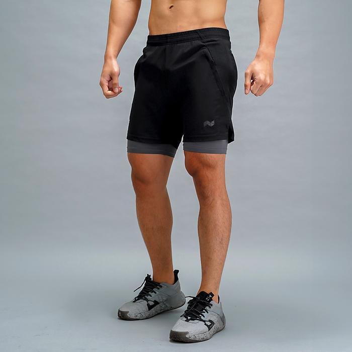 NEVERES Peak Performance 2 in 1 Shorts