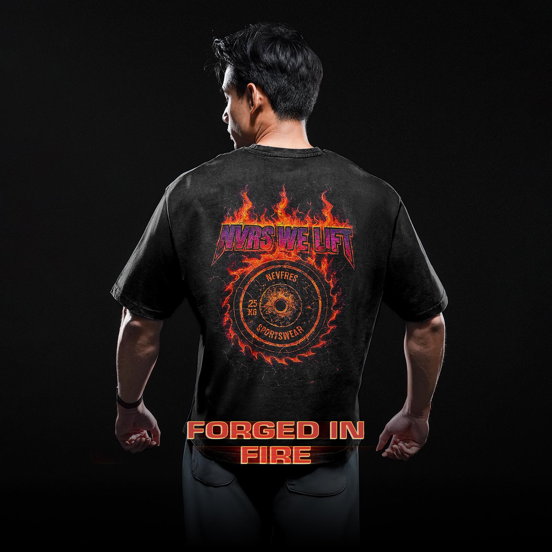 NEVERES Dark Era Oversized T-Shirt – Back Graphic