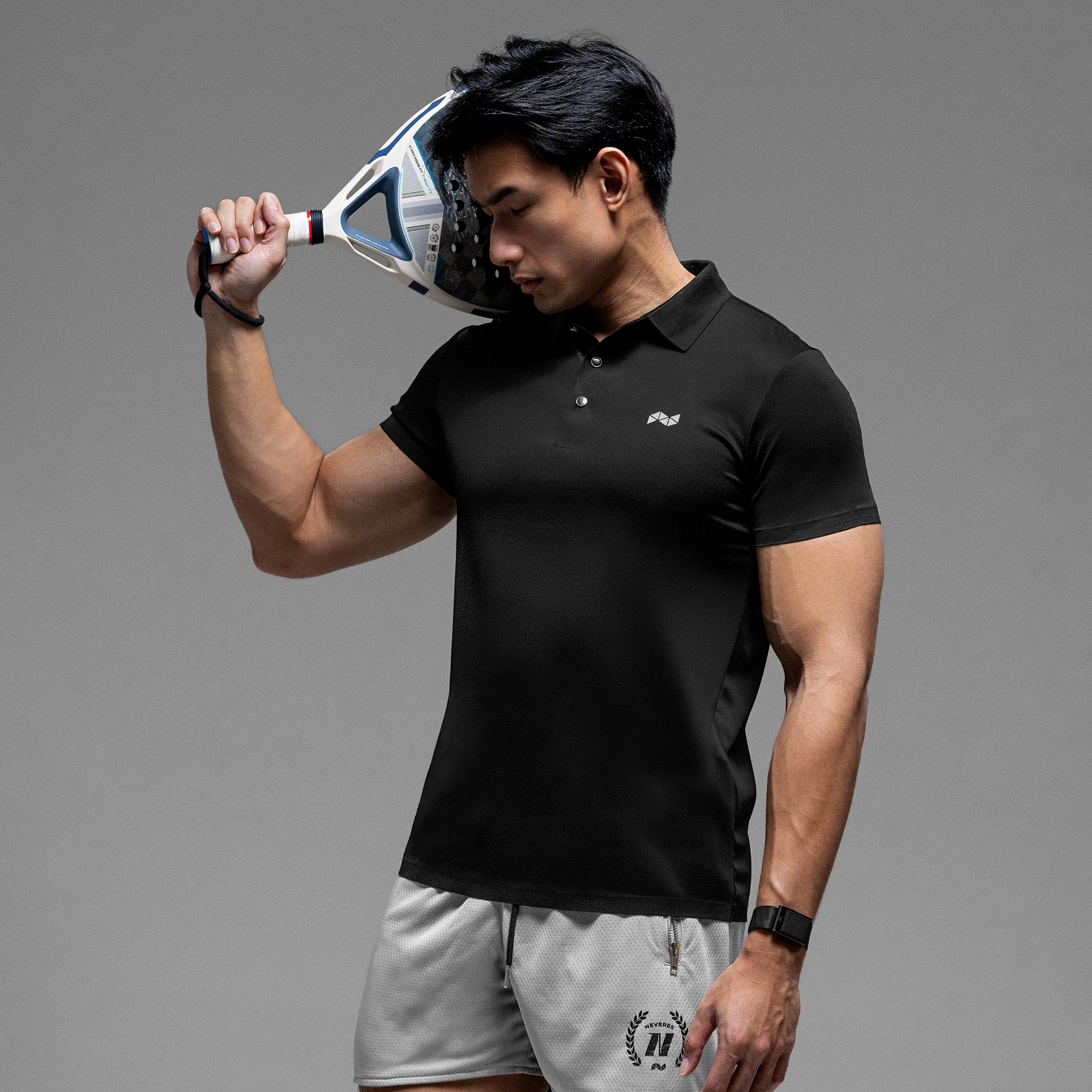 NEVERES Next Level Polo Shirt - Carbon-Weave Tech