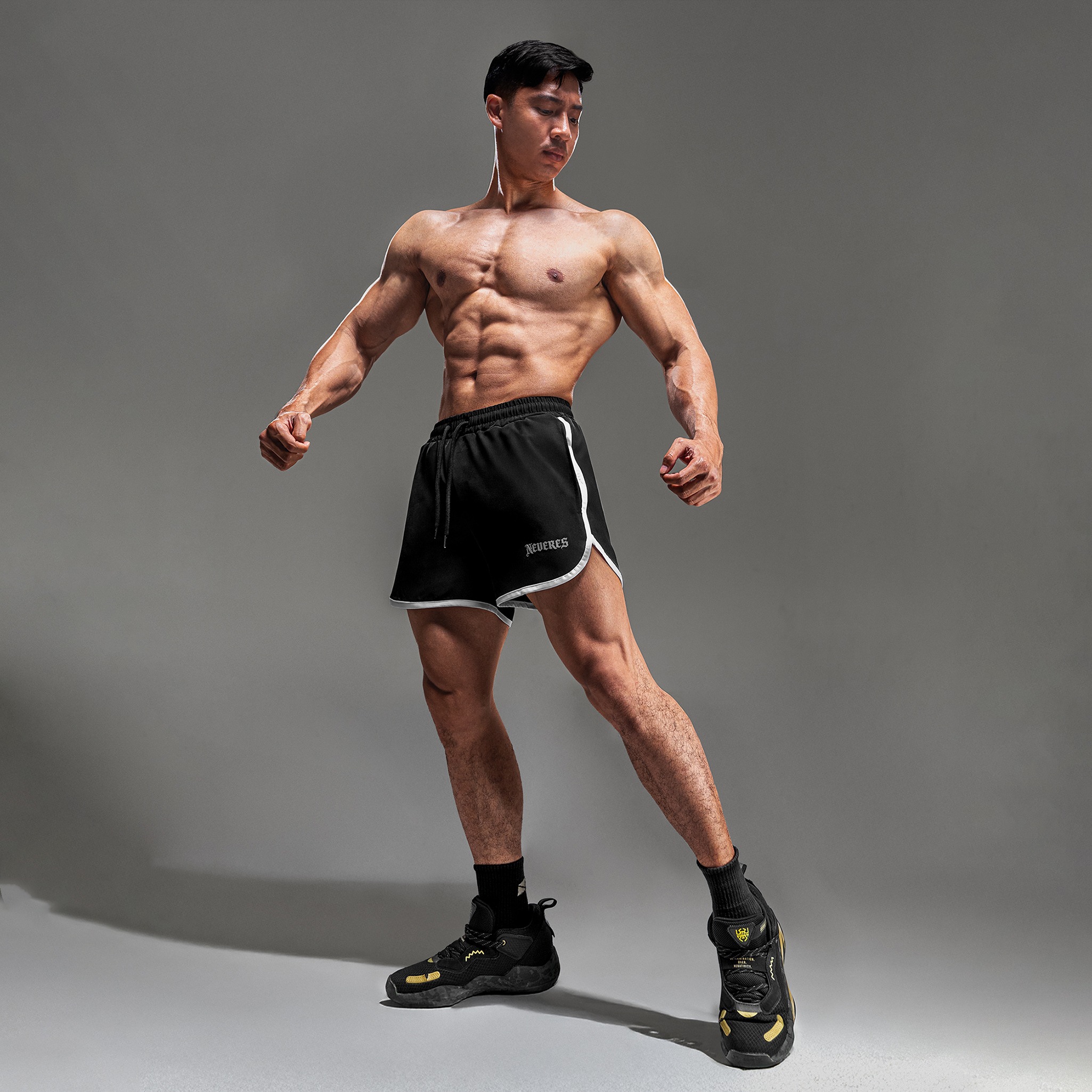 NEVERES Retro Vibe Leg Day Shorts