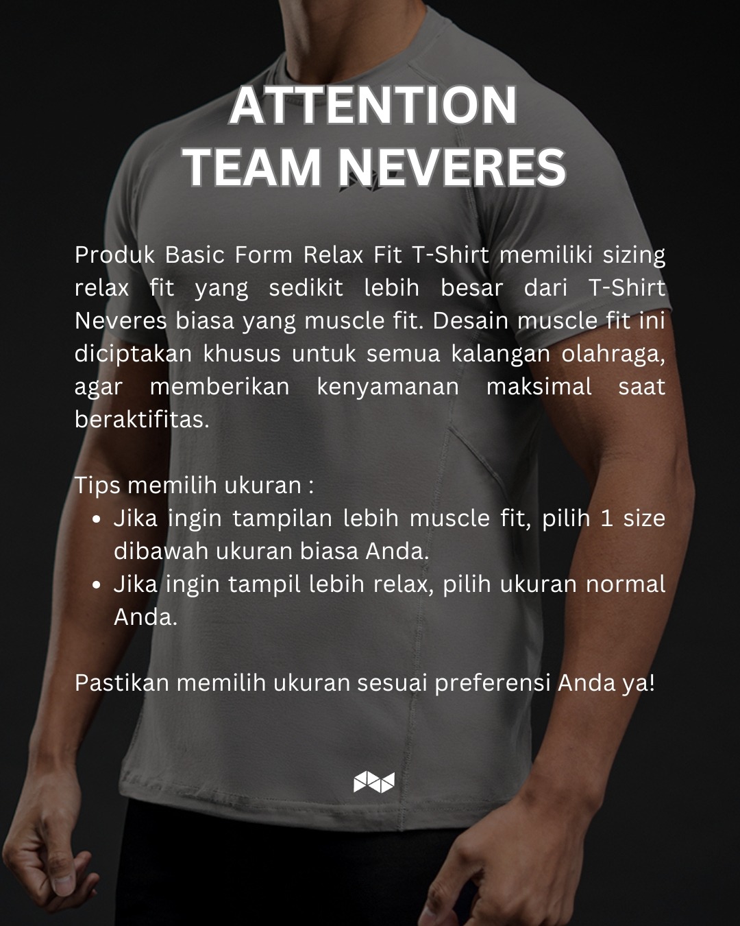 NEVERES Basic Form Relax Fit T-Shirt