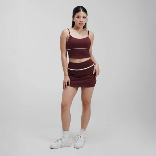 Image of Neveres Bora Tank, Longsleeve & Skirt