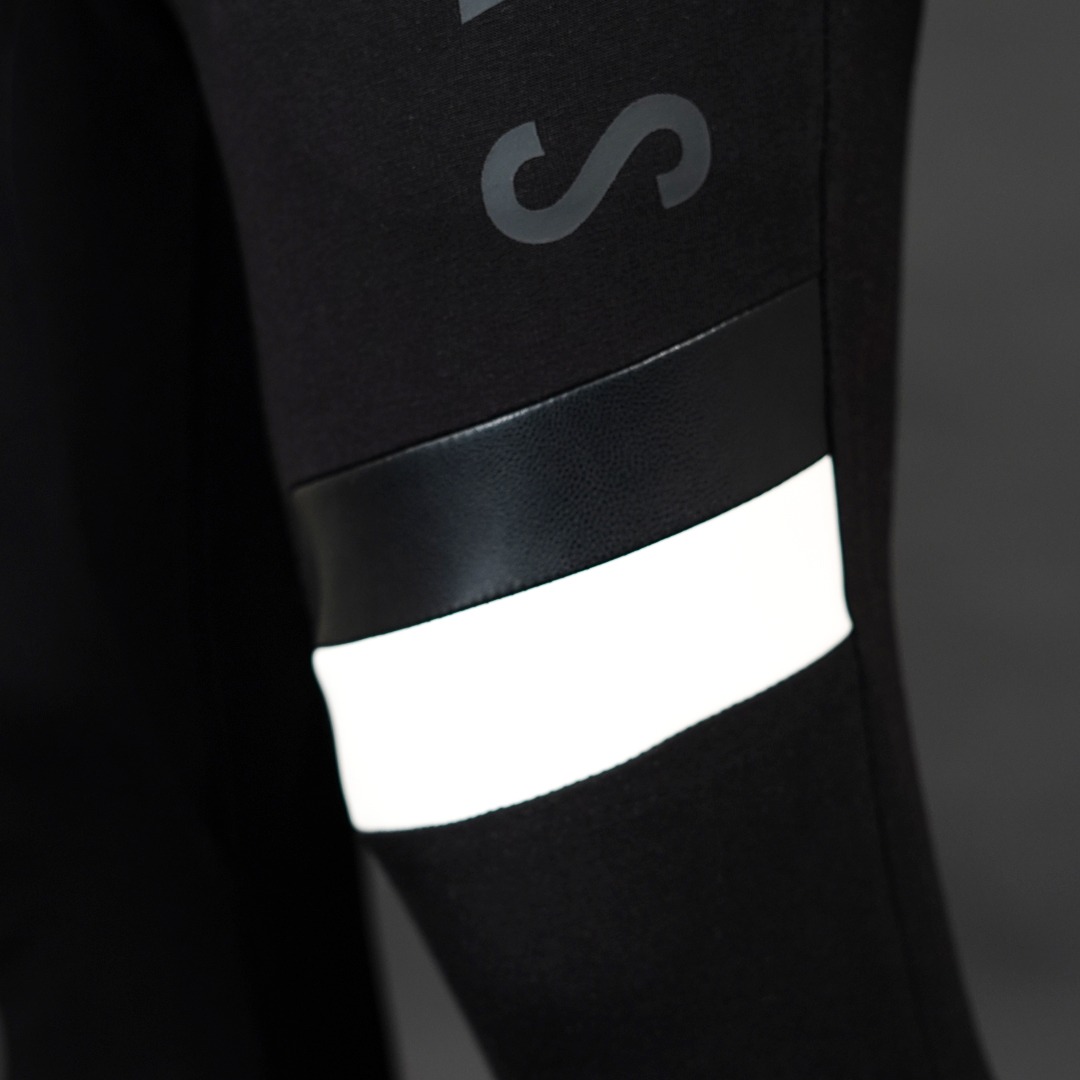 NEVERES Dual Tone Leather Jogger
