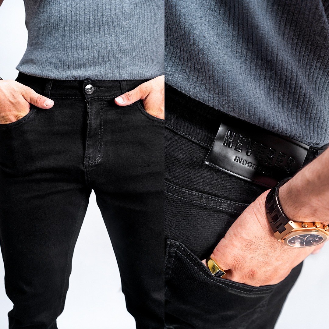 NEVERES Slimfit Stretch Tech Jeans