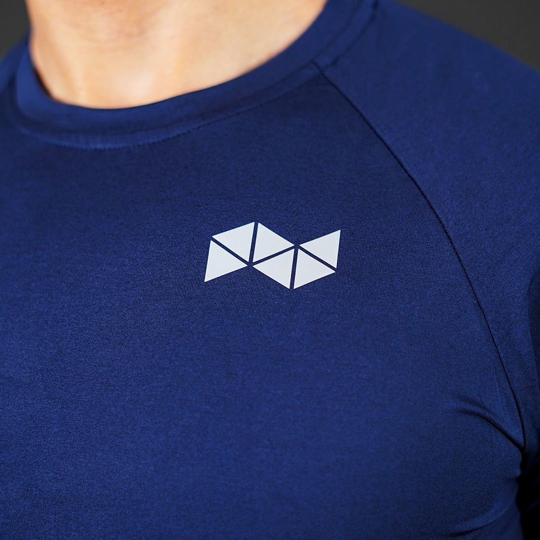 NEVERES Light Performance Tee - Navy