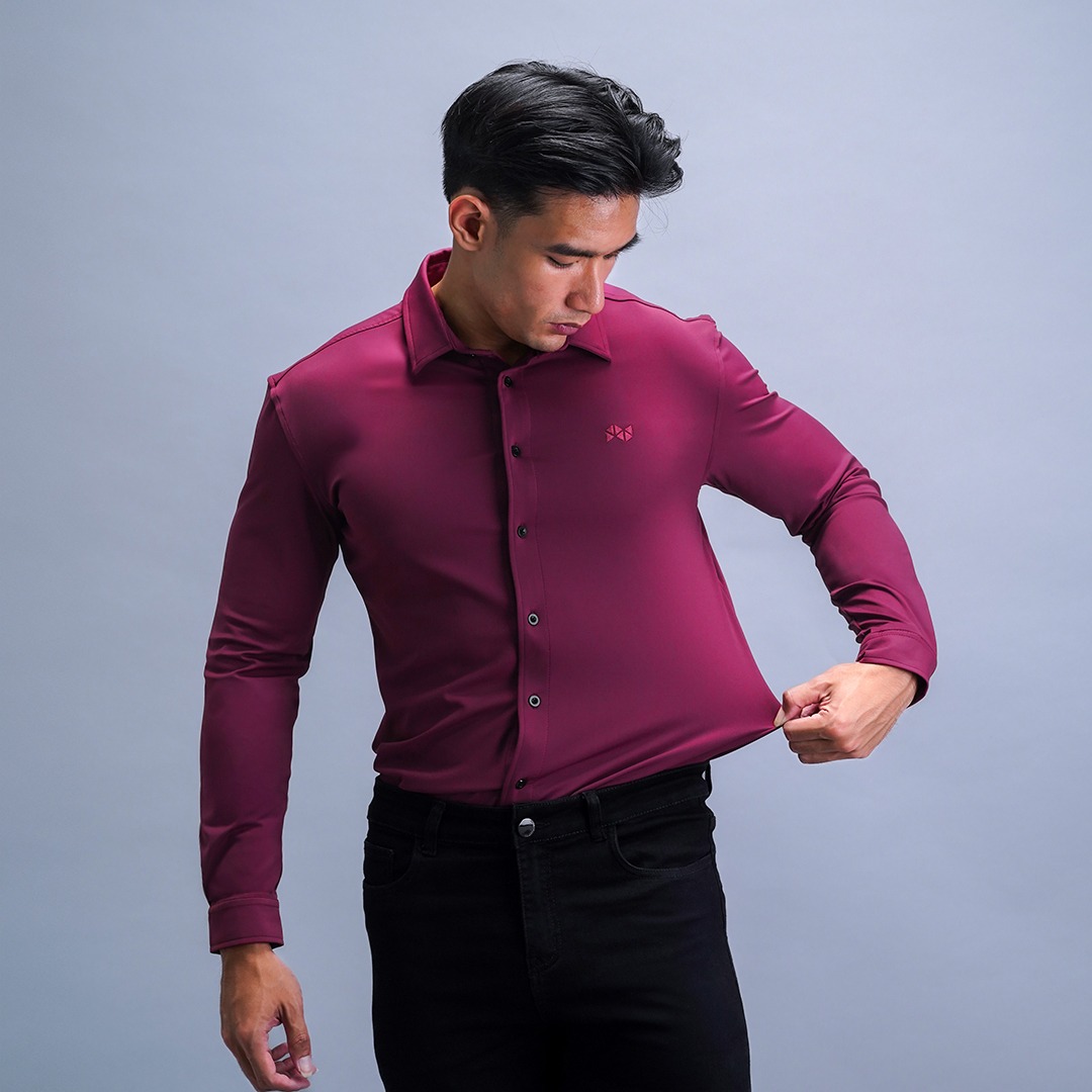 NEVERES Classic Fit Shirt Long Sleeve